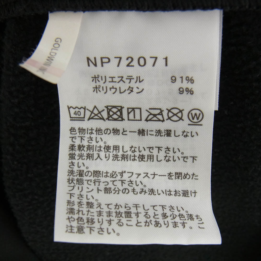 THE NORTH FACE ノースフェイス NP72071 APEX Thermal Hoodie エイペックス サーマル フーディ ジップパーカー ブラック系 L【中古】