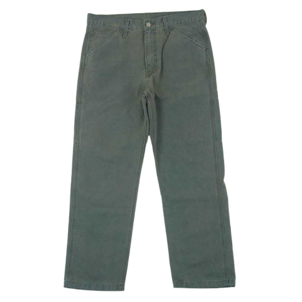 Levi's リーバイス 55849-0051 568 ルーズストレート カーペンター パンツ グレー系 灰色混じりの青緑系 W32 L30【中古】