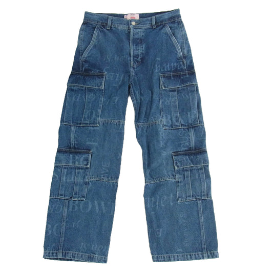 Supreme シュプリーム 24AW Martine Rose Denim Cargo Pant マーティンローズ デニム カーゴ パンツ ライトブルー系 30【中古】