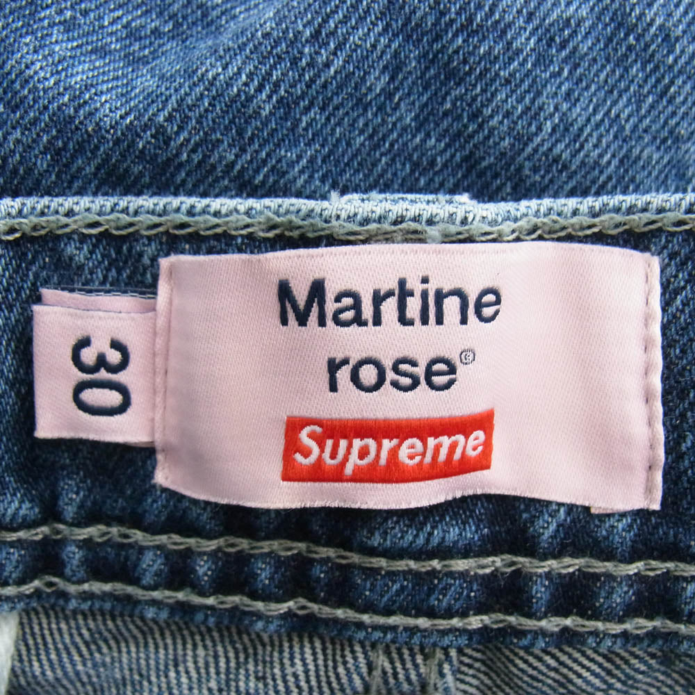 Supreme シュプリーム 24AW Martine Rose Denim Cargo Pant マーティンローズ デニム カーゴ パンツ ライトブルー系 30【中古】