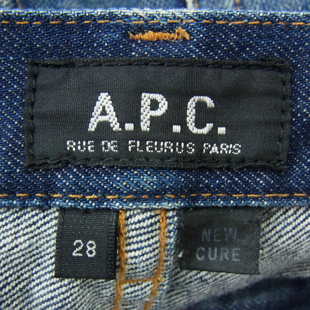 A.P.C. アーペーセー デニム パンツ インディゴ インディゴブルー系 28【中古】