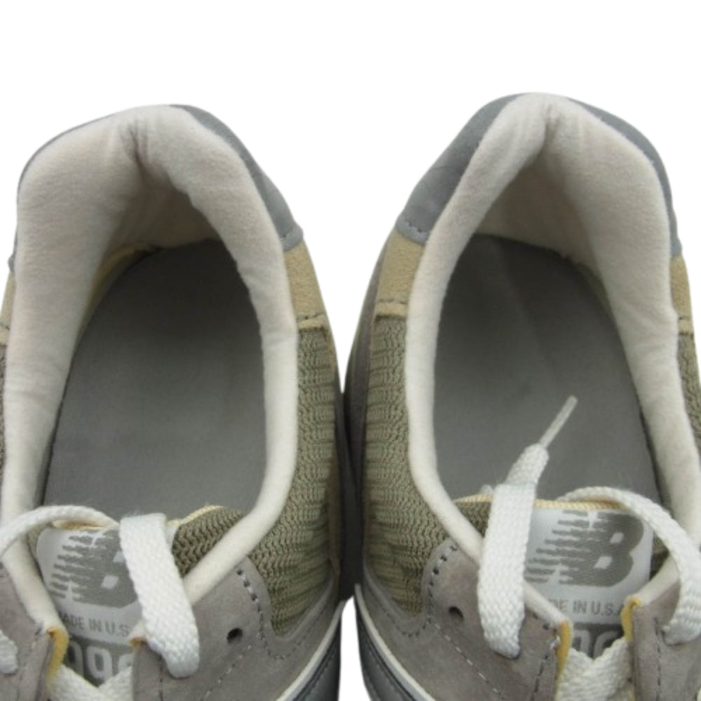 NEW BALANCE ニューバランス M996 Made in USA ローカット スニーカー グレー グレー系 28cm【中古】