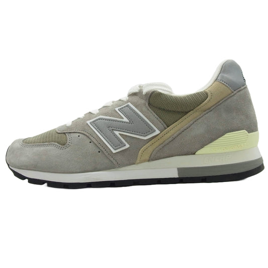 NEW BALANCE ニューバランス M996 Made in USA ローカット スニーカー グレー グレー系 28cm【中古】