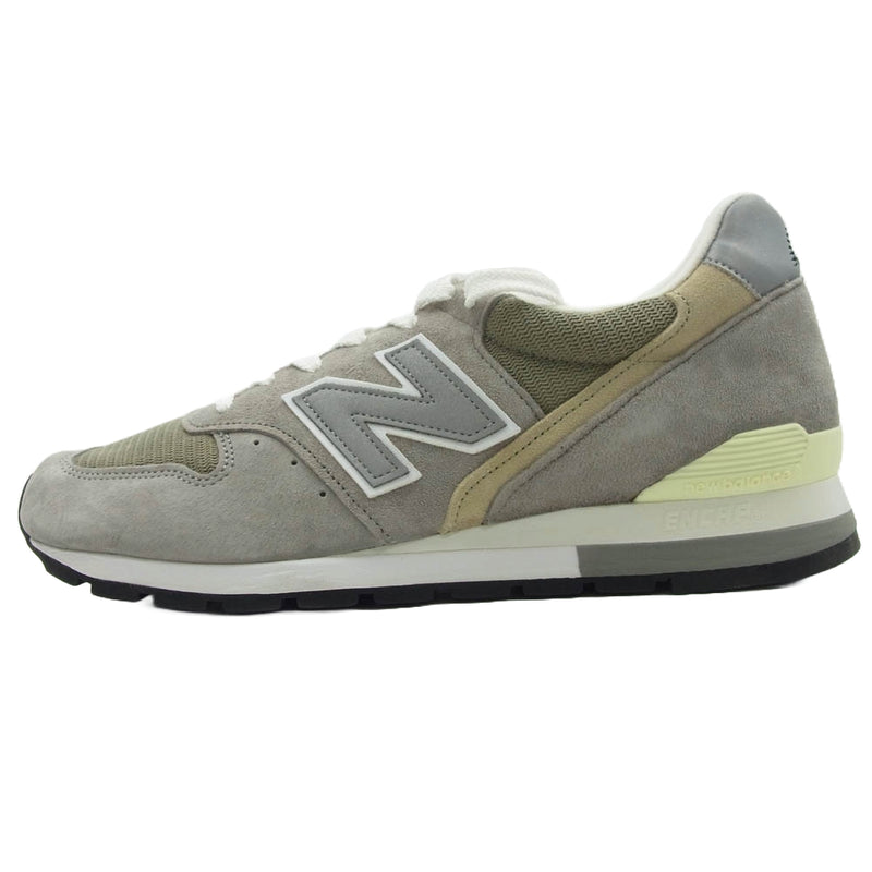 NEW BALANCE ニューバランス M996 Made in USA ローカット スニーカー グレー グレー系 28cm【中古】