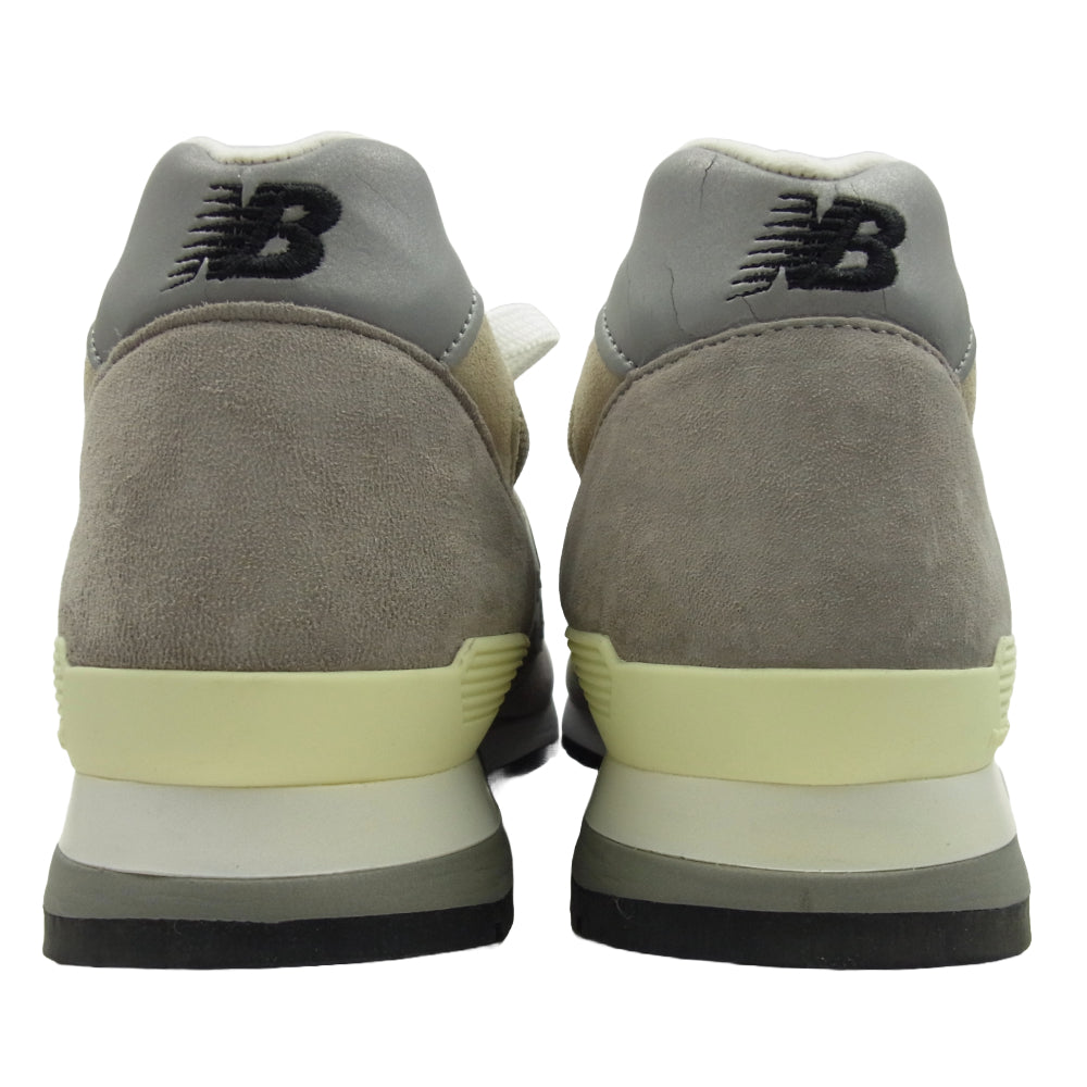 NEW BALANCE ニューバランス M996 Made in USA ローカット スニーカー グレー グレー系 28cm【中古】