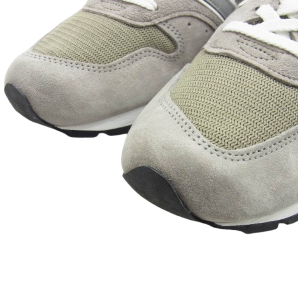 NEW BALANCE ニューバランス M996 Made in USA ローカット スニーカー グレー グレー系 28cm【中古】