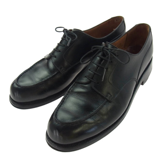 J.M WESTON ジェイエムウエストン 641-31 GOLF ゴルフ Uチップ ダービー レザー シューズ ブラック系 8.5【中古】