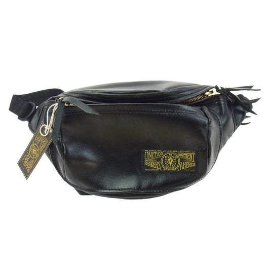 WESTRIDE ウエストライド LADY BUG BAG ホースハイド レザー ウェストポーチ ボディバッグ ブラック系【美品】【中古】