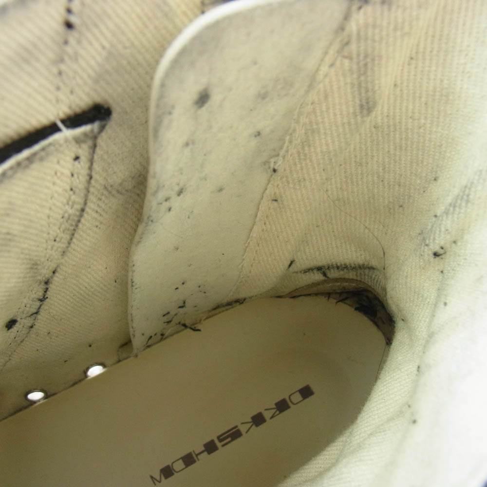 Rick Owens リックオウエンス DU01D1805 DRKSHDWダークシャドウ HEXA SNEAKS ヘクサ ハイカットスニーカー ブラック系 42【中古】