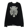 CHROME HEARTS クロムハーツ（原本無） Dagger L/S Tee バック ダガープリント ロングスリーブ カットソー 長袖 ブラック系 XL【中古】