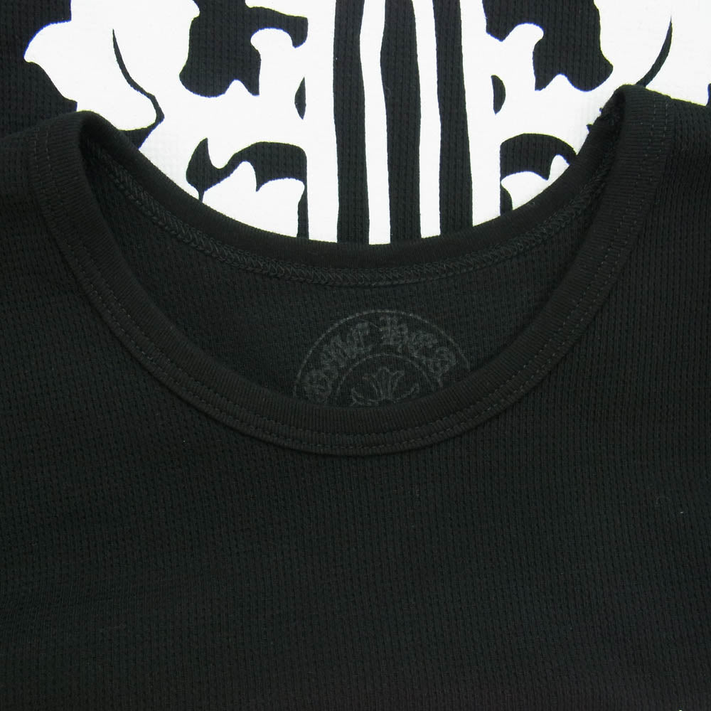 CHROME HEARTS クロムハーツ（原本無） Dagger L/S Tee バック ダガープリント ロングスリーブ カットソー 長袖 ブラック系 XL【中古】