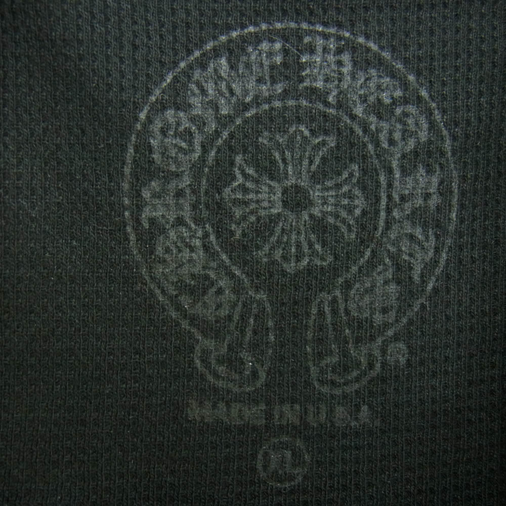 CHROME HEARTS クロムハーツ（原本無） Dagger L/S Tee バック ダガープリント ロングスリーブ カットソー 長袖 ブラック系 XL【中古】