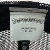 CHROME HEARTS クロムハーツ（原本無） TRUCKER CAP セメタリークロス 刺繍 クロスボール付 メッシュ トラッカーキャップ ブラック系【中古】