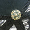 CHROME HEARTS クロムハーツ（原本無） TRUCKER CAP セメタリークロス 刺繍 クロスボール付 メッシュ トラッカーキャップ ブラック系【中古】