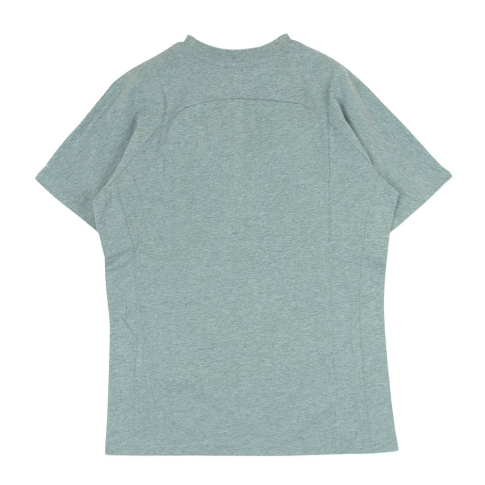 1piu1uguale3 ウノピュウノウグァーレトレ relax ラインストーン ロゴ 半袖 Tシャツ カットソー グレー系 S【中古】
