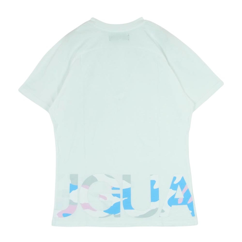 1piu1uguale3 ウノピュウノウグァーレトレ relax バッグ ロゴ 半袖 Tシャツ カットソー コットン 中国製 ホワイト系 M【中古】