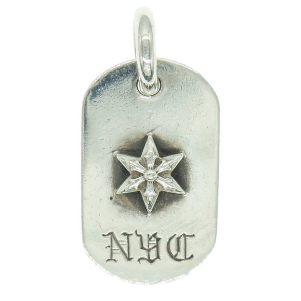 CHROME HEARTS クロムハーツ（原本無） RAISED DOGTAG NYC限定 レイズド ドッグタグ シルバー系【中古】