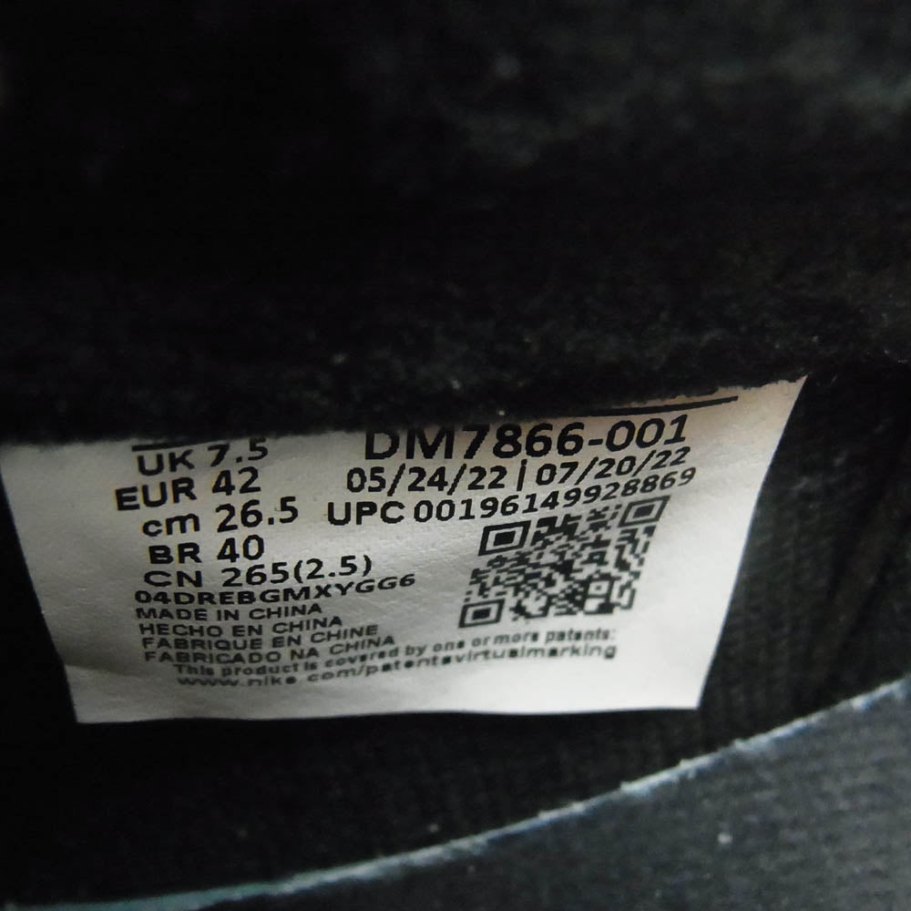 NIKE ナイキ DM7866-001 フェイクバスターズ鑑定済 Travis Scott Air Jordan 1 Low OG SP Black Phantom トラヴィス スコット エアジョーダン1 ロー ブラック ファントム ブラック系 26.5cm【新古品】【未使用】【中古】