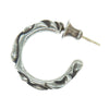 CHROME HEARTS クロムハーツ（原本無） SCROOL HOOP スクロール フープ ピアス シルバー系【中古】