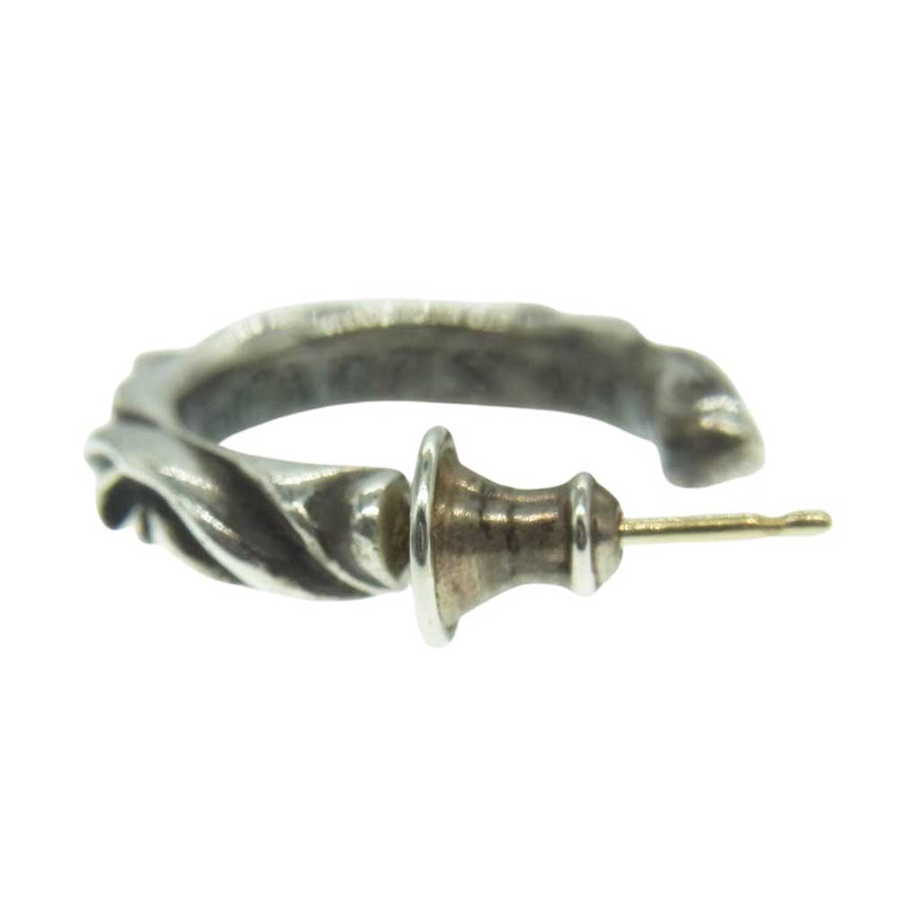 CHROME HEARTS クロムハーツ（原本無） SCROOL HOOP スクロール フープ ピアス シルバー系【中古】