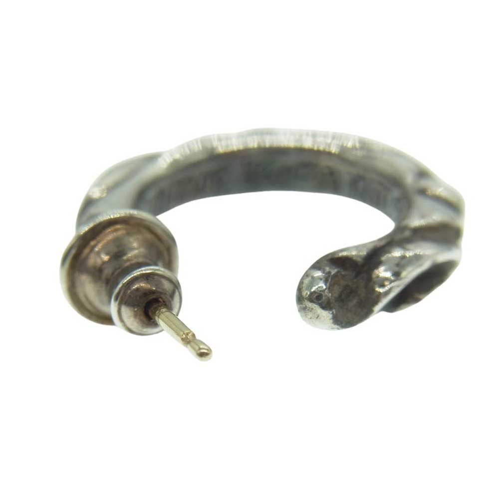 CHROME HEARTS クロムハーツ（原本無） SCROOL HOOP スクロール フープ ピアス シルバー系【中古】