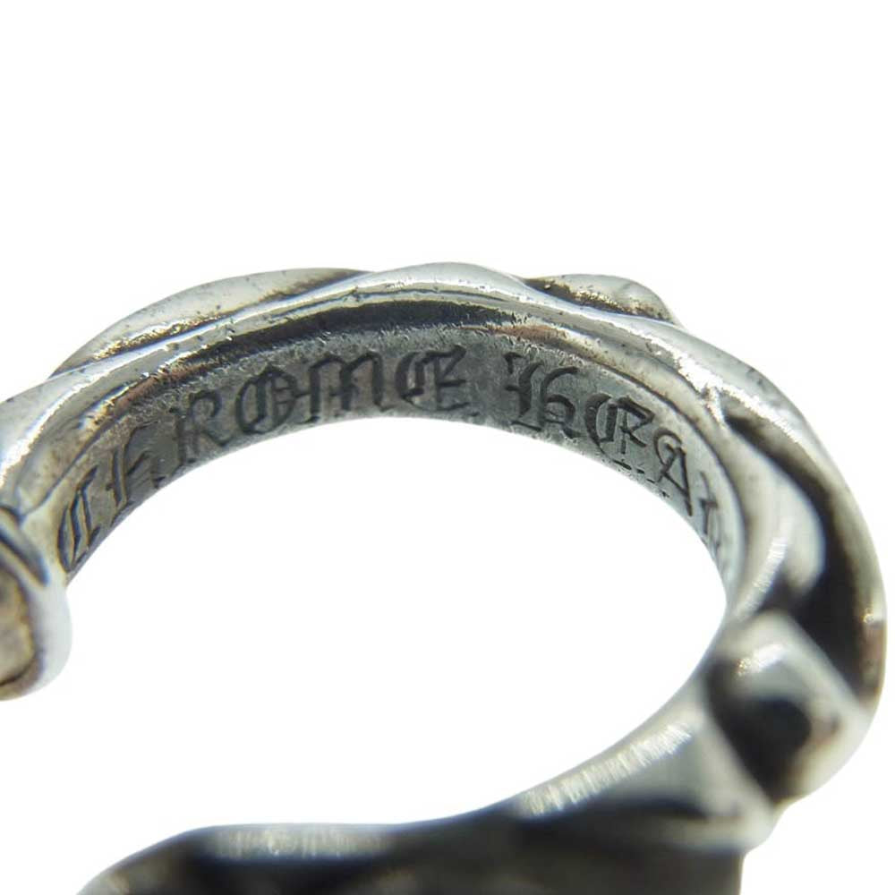 CHROME HEARTS クロムハーツ（原本無） SCROOL HOOP スクロール フープ ピアス シルバー系【中古】