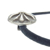 CHROME HEARTS クロムハーツ（原本無） HAIRBAND クロスボール ボタン ヘアゴム シルバー コンチョ シルバー系【中古】