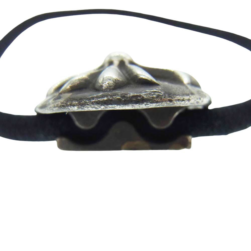 CHROME HEARTS クロムハーツ（原本無） HAIRBAND クロスボール ボタン ヘアゴム シルバー コンチョ シルバー系【中古】
