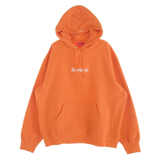 Supreme シュプリーム 24AW Box Logo Hooded Sweatshirt ボックス ロゴ パーカー オレンジ オレンジ系 L【極上美品】【中古】