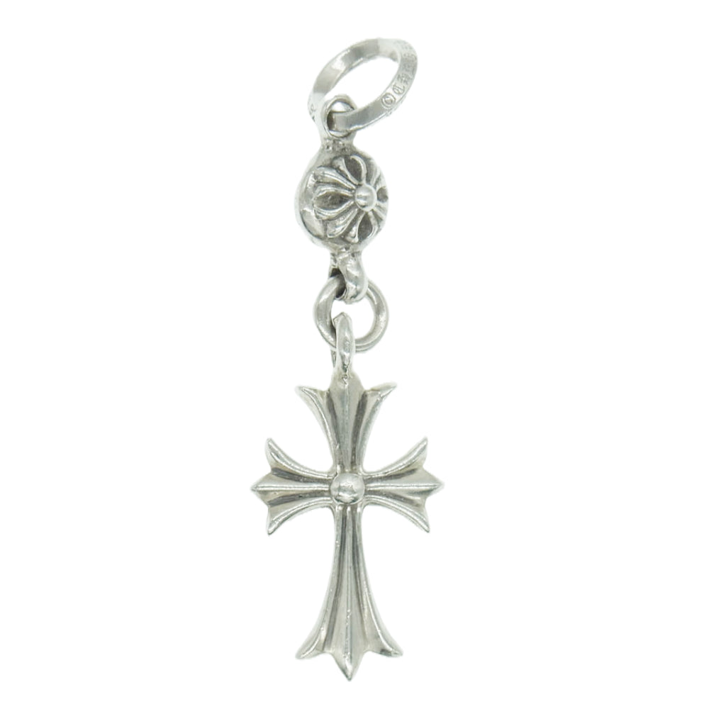 CHROME HEARTS クロムハーツ（原本有） 1B TINY CH CRS 1ボール タイニー CHクロス ペンダントトップ シルバー系【中古】