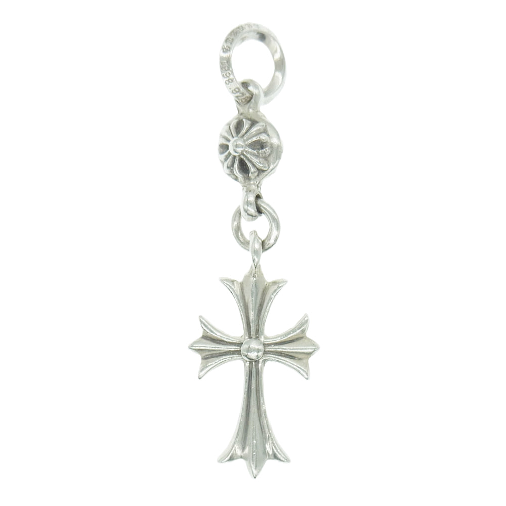 CHROME HEARTS クロムハーツ（原本有） 1B TINY CH CRS 1ボール タイニー CHクロス ペンダントトップ シルバー系【中古】