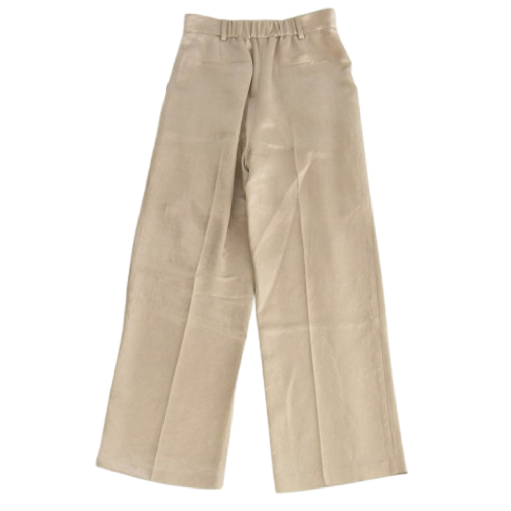 エミ 13WFP245046 サテン タック パンツ ベージュ系 1【中古】