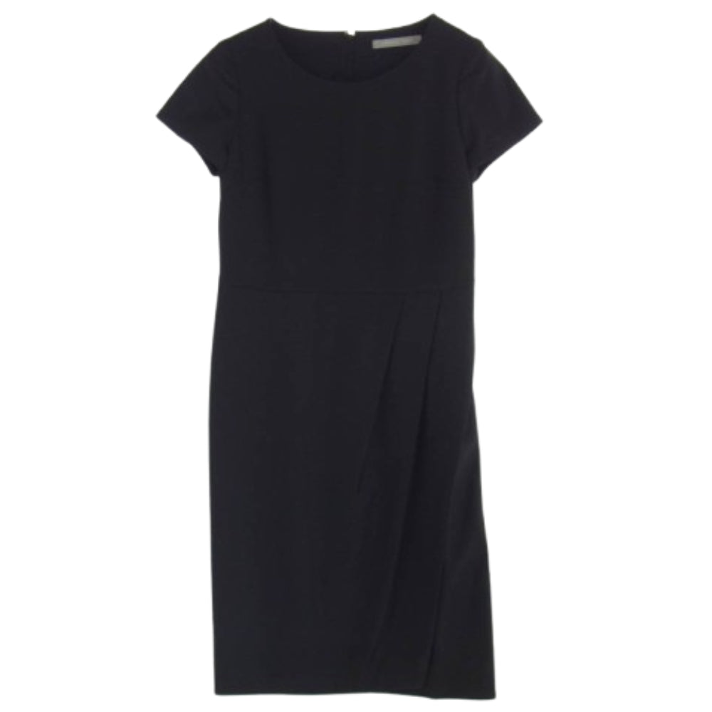 theory セオリー luxe リュクス 03-9905517 Executive Anahita エグゼクティブ ドレスワンピース 半袖 ワンピース ブラック系 38【中古】