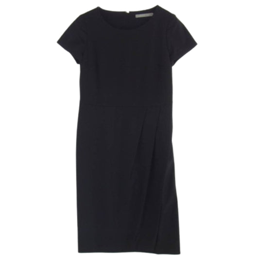 theory セオリー luxe リュクス 03-9905517 Executive Anahita エグゼクティブ ドレスワンピース 半袖 ワンピース ブラック系 38【中古】