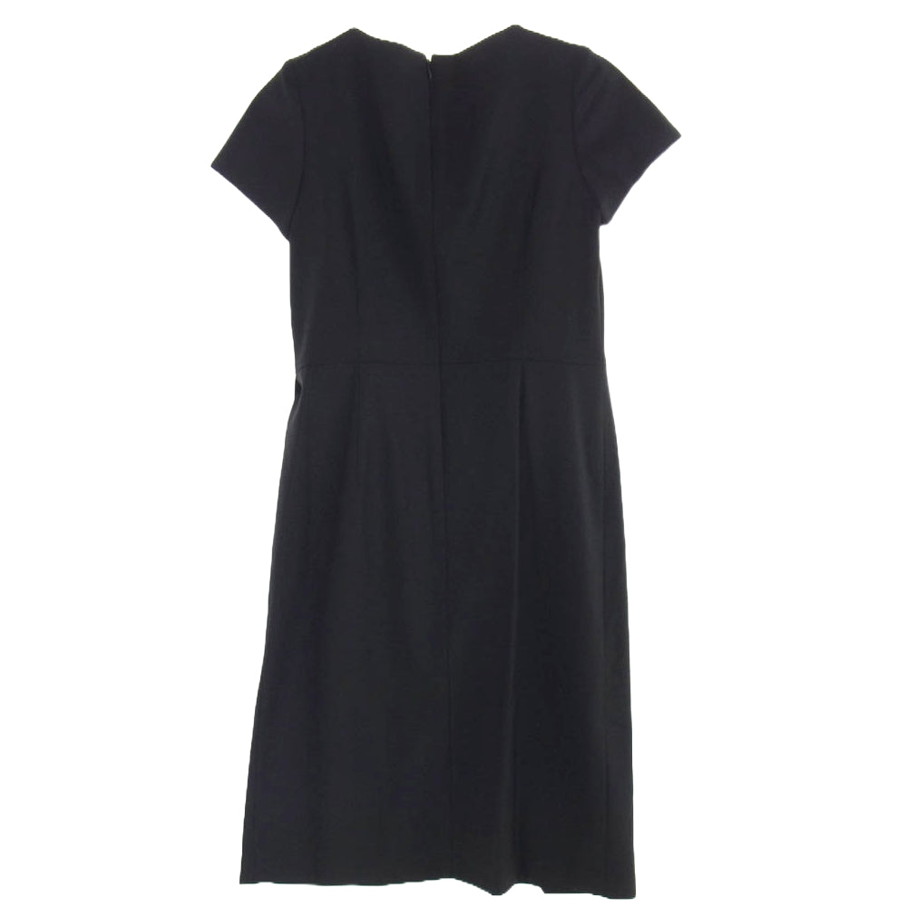 theory セオリー luxe リュクス 03-9905517 Executive Anahita エグゼクティブ ドレスワンピース 半袖 ワンピース ブラック系 38【中古】