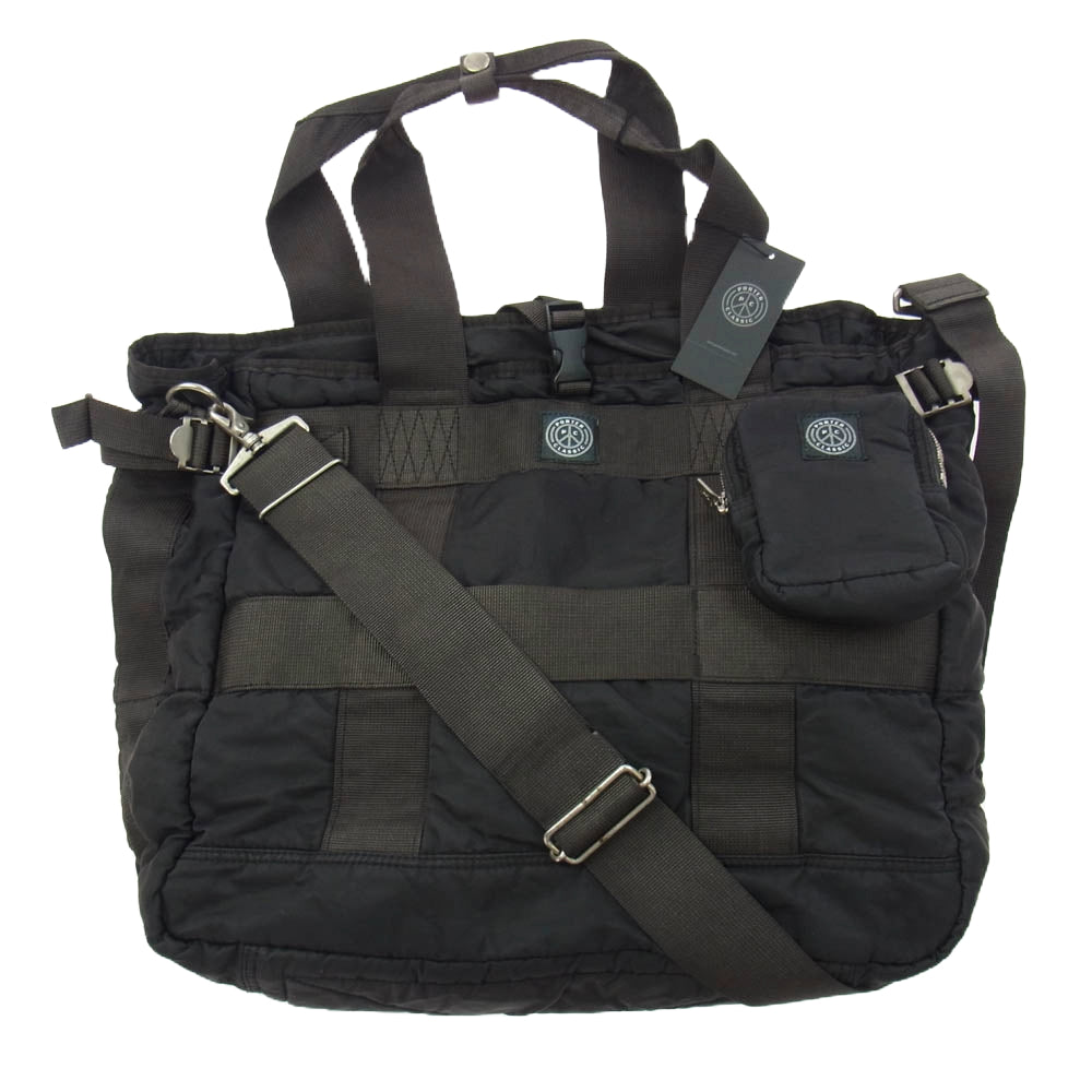 PORTER CLASSIC ポータークラシック PC-015-265-10-08 SUPER NYLON TOTE BAG スーパー ナイロン トート バッグ ダークブラウン系【新古品】【未使用】【中古】