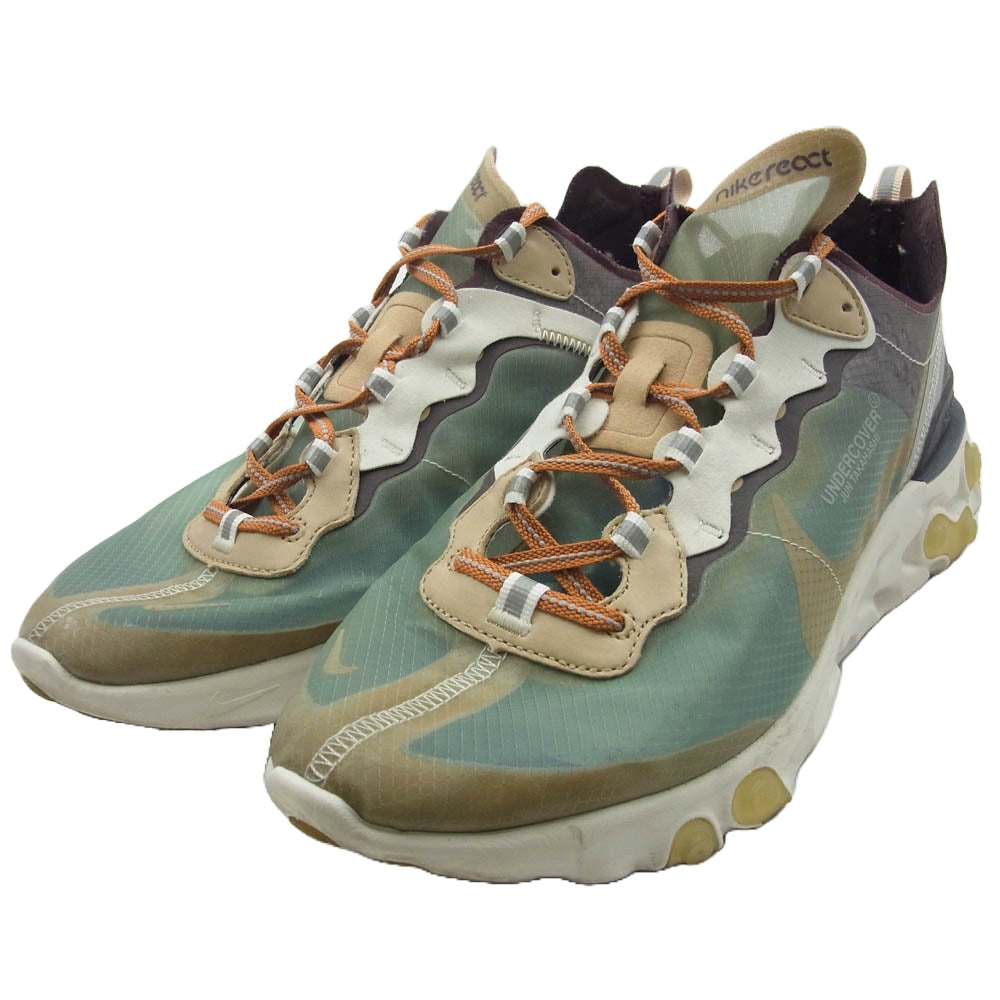 NIKE ナイキ BQ2718-300 × UNDERCOVER REACT ELEMENT 87 MINT GREEN アンダーカバー リアクトエレメント87 スニーカー マルチカラー系 28.5cm【中古】