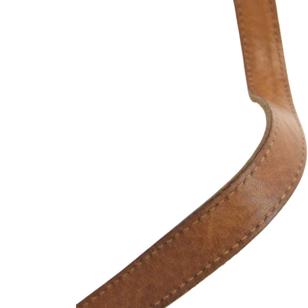 IL BISONTE イルビゾンテ ストライプ レザーショルダー ハンド バッグ マルチカラー系【中古】