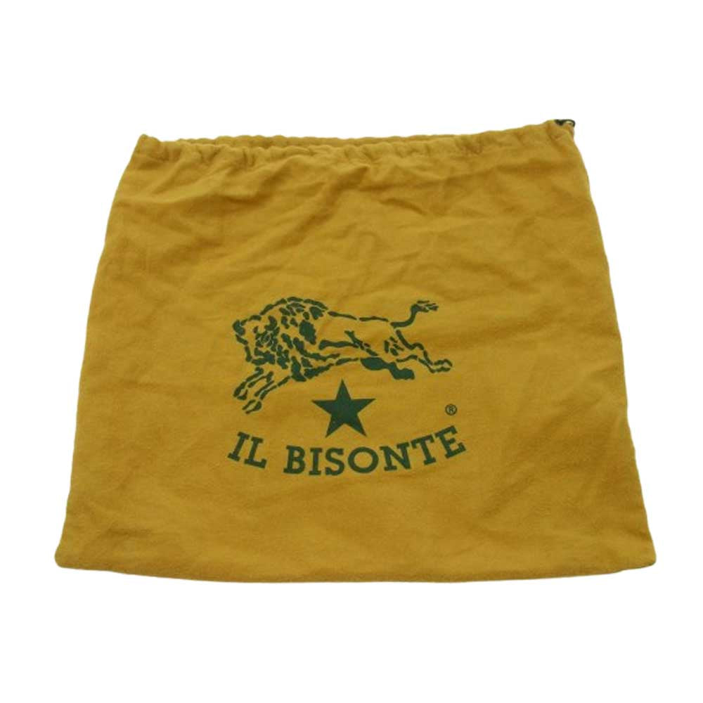 IL BISONTE イルビゾンテ ストライプ レザーショルダー ハンド バッグ マルチカラー系【中古】