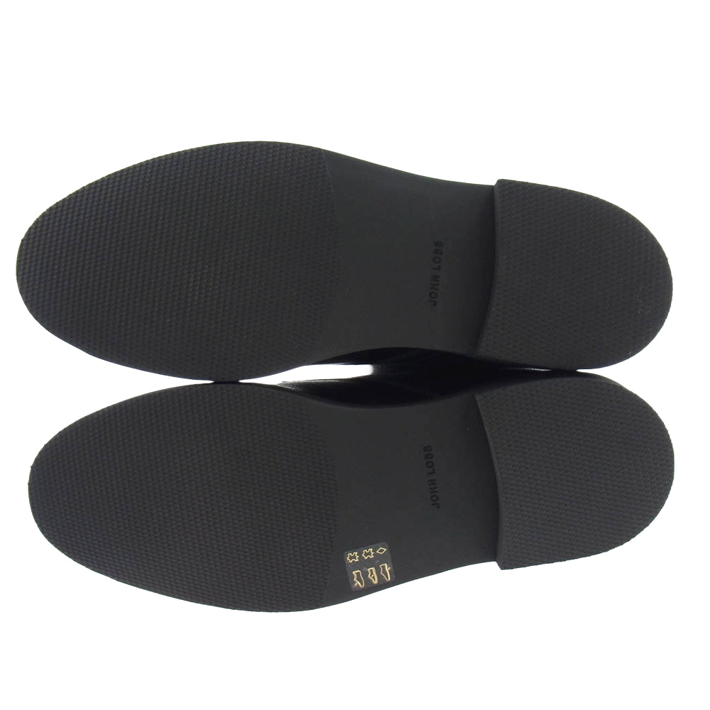 John Lobb ジョンロブ WICK ウィック ダブルバックル ブーツ ブラック系 7.5【極上美品】【中古】