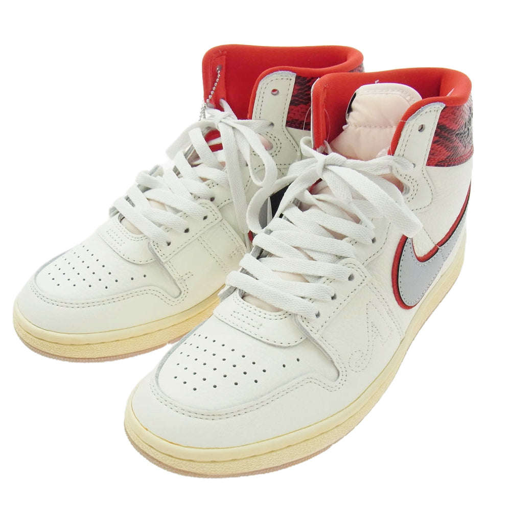 NIKE ナイキ FN8675-100 Awake NY アウェイク ニューヨーク Jordan Air Ship SP University Red ジョーダン エアシップ ユニバーシティ レッド ハイカット スニーカー ホワイト系 レッド系 27.5cm【新古品】【未使用】【中古】