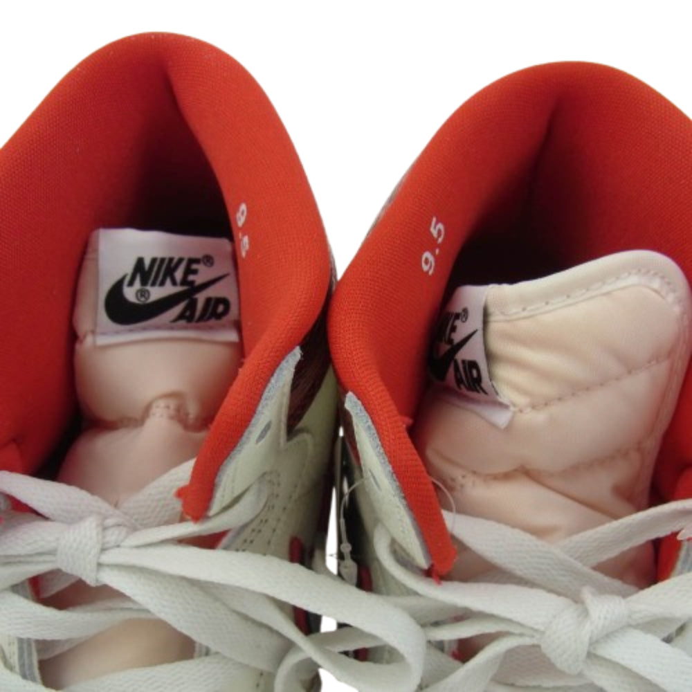 NIKE ナイキ FN8675-100 Awake NY アウェイク ニューヨーク Jordan Air Ship SP University Red ジョーダン エアシップ ユニバーシティ レッド ハイカット スニーカー ホワイト系 レッド系 27.5cm【新古品】【未使用】【中古】