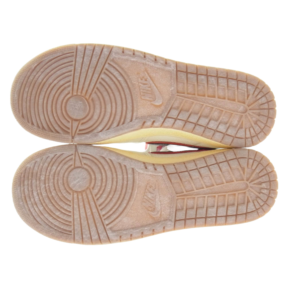 NIKE ナイキ FN8675-100 Awake NY アウェイク ニューヨーク Jordan Air Ship SP University Red ジョーダン エアシップ ユニバーシティ レッド ハイカット スニーカー ホワイト系 レッド系 27.5cm【新古品】【未使用】【中古】