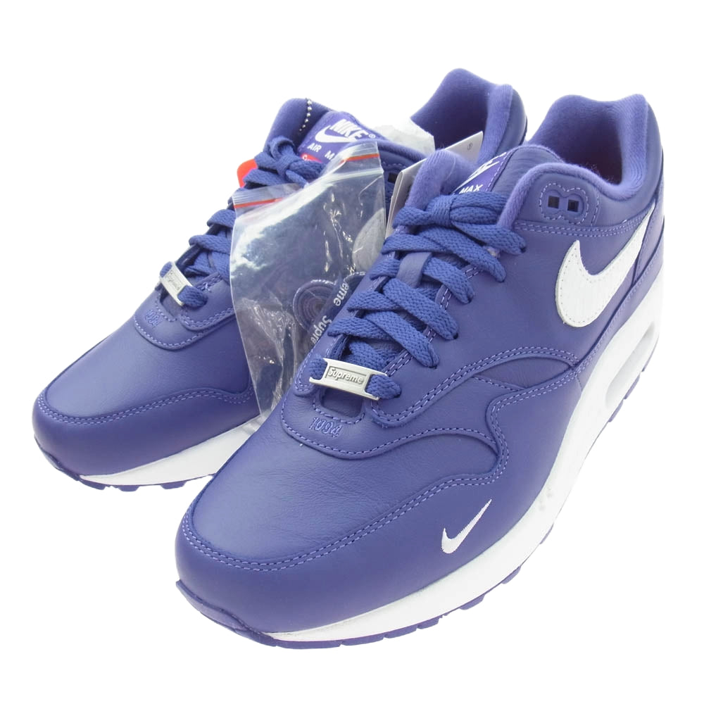 Supreme シュプリーム 25SS HF8813-500 NIKE Air Max 1 '87 SP Purple Week4 ナイキ エアマックス1 パープル ウィーク4 スニーカー パープル系 ホワイト系 27.5cm【新古品】【未使用】【中古】