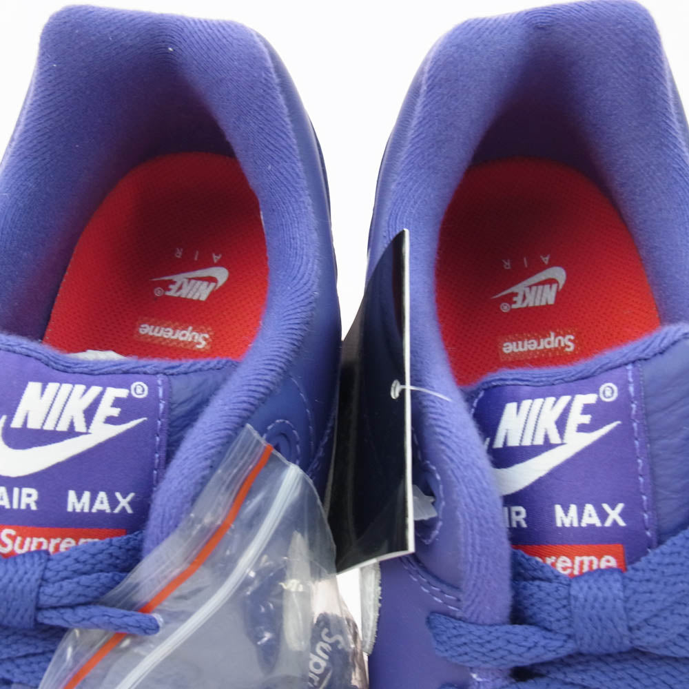 Supreme シュプリーム 25SS HF8813-500 NIKE Air Max 1 '87 SP Purple Week4 ナイキ エアマックス1 パープル ウィーク4 スニーカー パープル系 ホワイト系 27.5cm【新古品】【未使用】【中古】