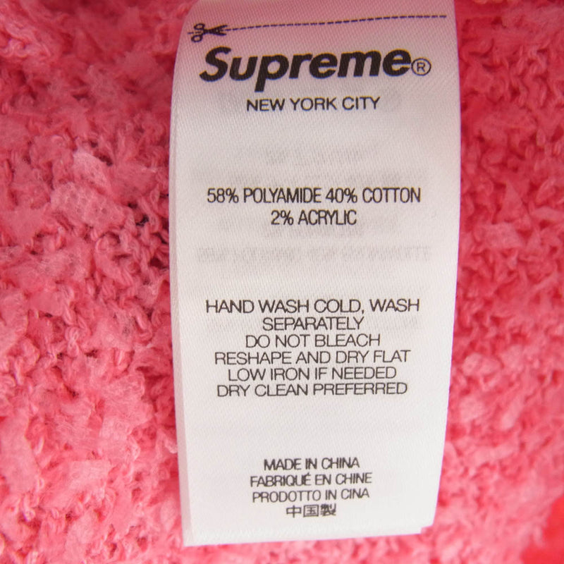 Supreme シュプリーム 25SS Textured Arc Sweater Pink テクスチャード
