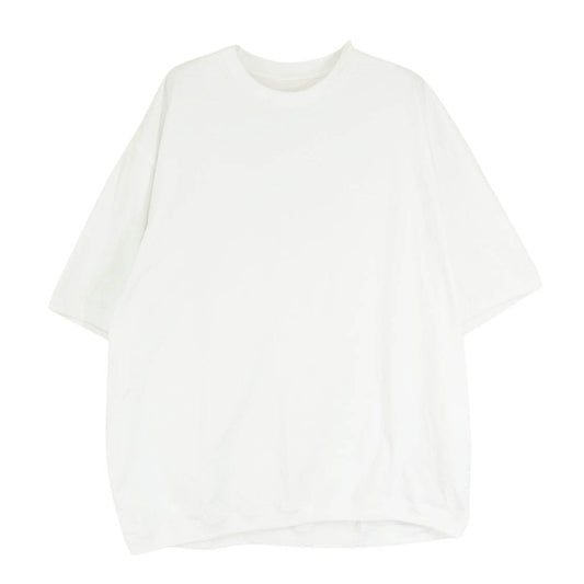 The Ennoy Professional ザ エンノイ プロフェッショナル 23SS SS23BRENCT08NTL Short Sleeve Hem Rib Tee ショートスリーブ ヘム リブ 半袖 Tシャツ ホワイト系 L【中古】