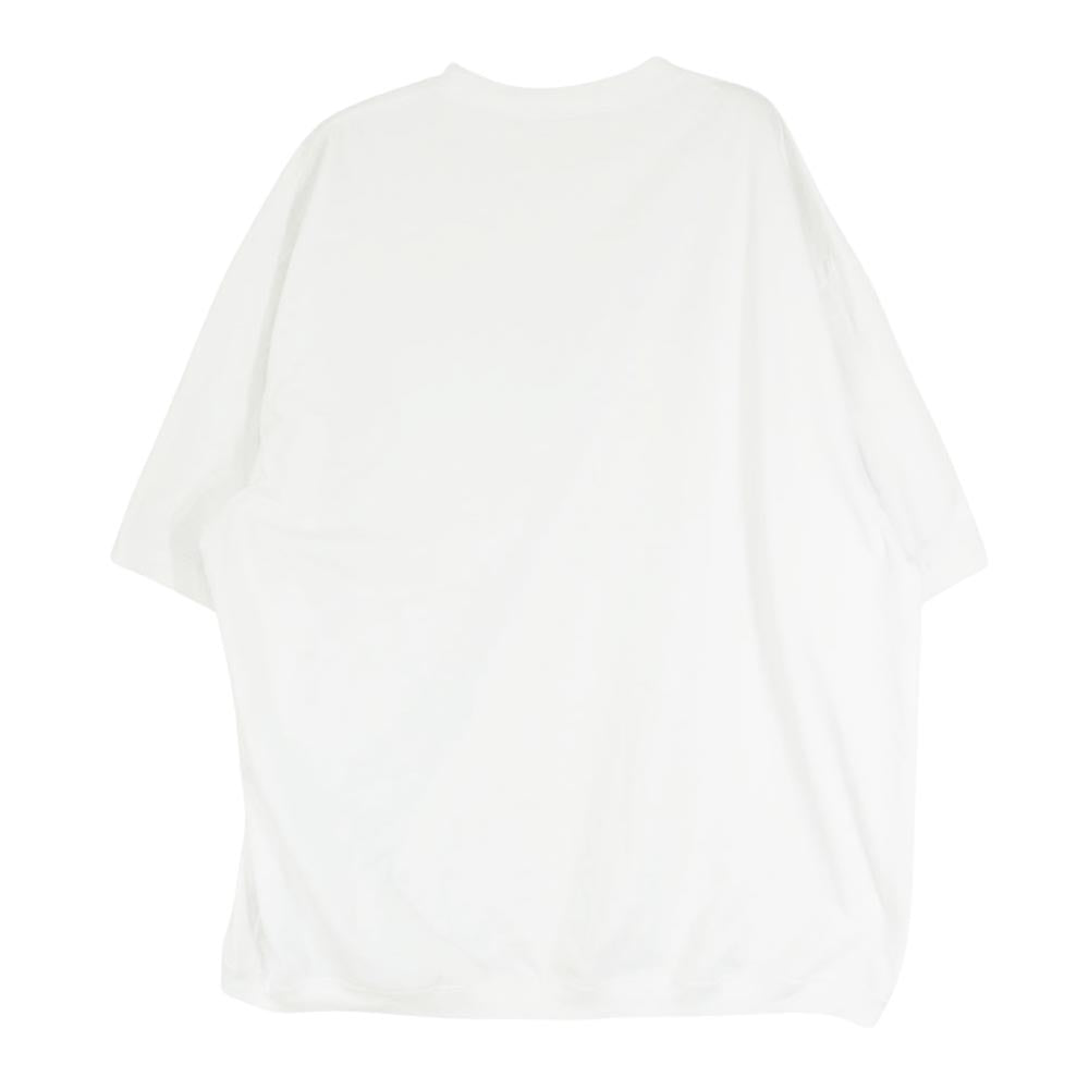 The Ennoy Professional ザ エンノイ プロフェッショナル 23SS SS23BRENCT08NTL Short Sleeve Hem Rib Tee ショートスリーブ ヘム リブ 半袖 Tシャツ ホワイト系 L【中古】