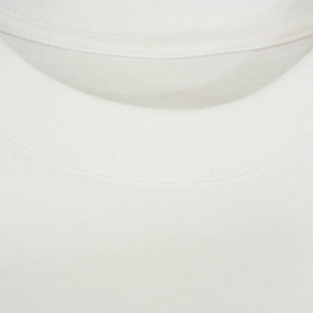 The Ennoy Professional ザ エンノイ プロフェッショナル 23SS SS23BRENCT08NTL Short Sleeve Hem Rib Tee ショートスリーブ ヘム リブ 半袖 Tシャツ ホワイト系 L【中古】