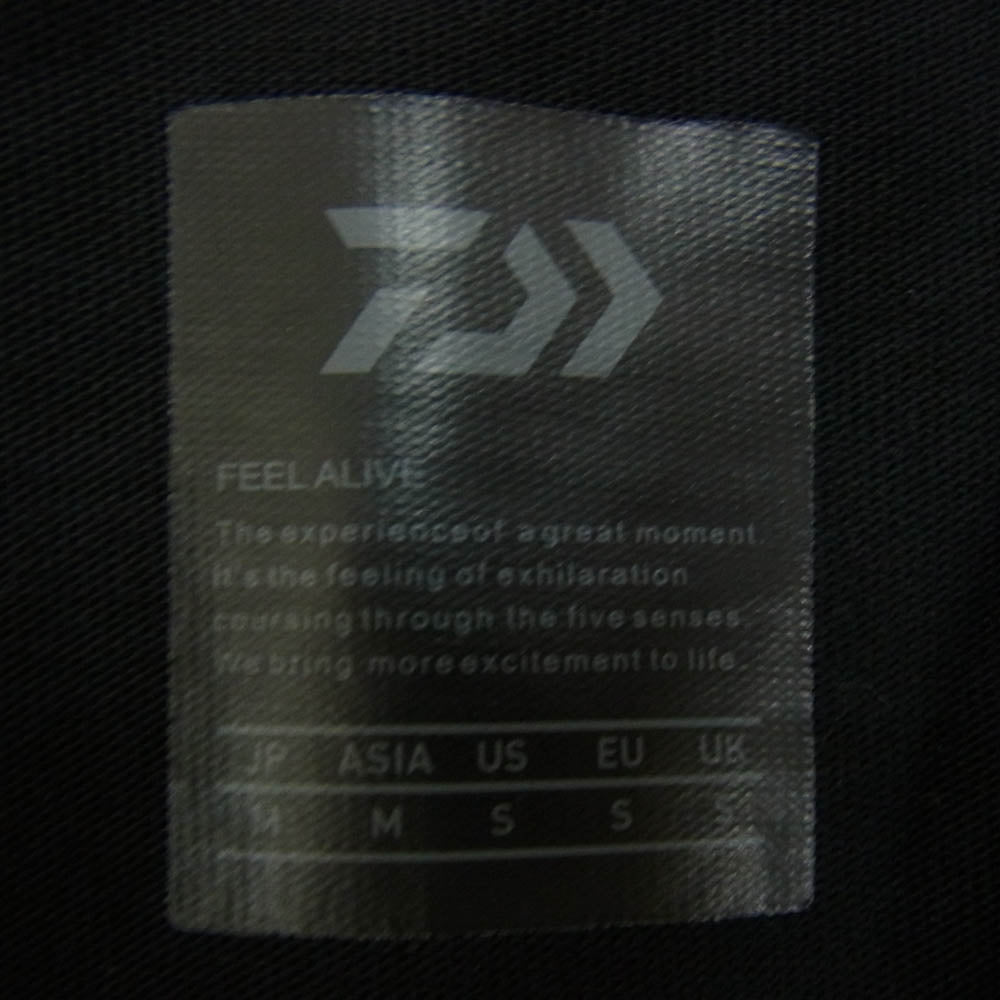 The Ennoy Professional ザ エンノイ プロフェッショナル BE-37023 × DAIWA PIER39 ダイワピア TECH DRAWSTRING TEE テックドローストリング 半袖 Tシャツ ブラック系 M【中古】